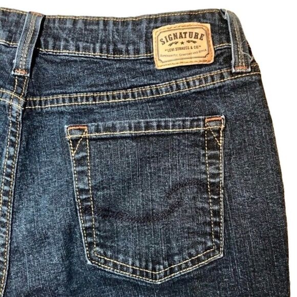 Levi’s Signature At the Waist Bootcut Jeans in Blue Women’s 12 Long - Picture 5 of 11